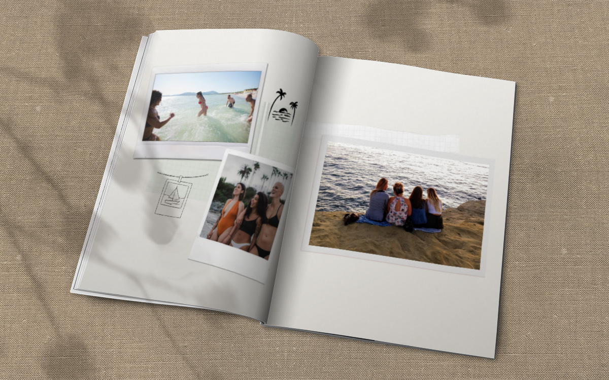 Όρθιο photobook 16-48 σελίδων σε χαρτί 200gr