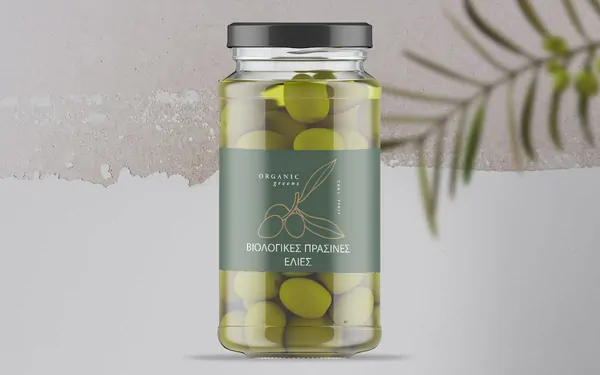 Ετικέτες βάζου για ελιές